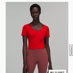 Lululemon align tee Size 8
